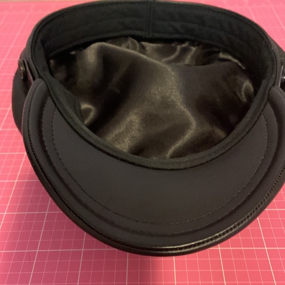 Leather Brando Hat black size s/m - Picture 8 of 13